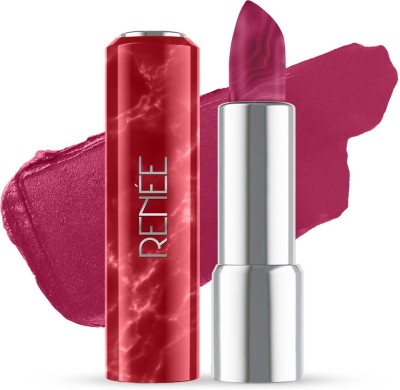 Renee Marble Creamy Matte Lipstick, Rich Payoff with High Color Pigment, Moisturizing(Rosa, 4 g)