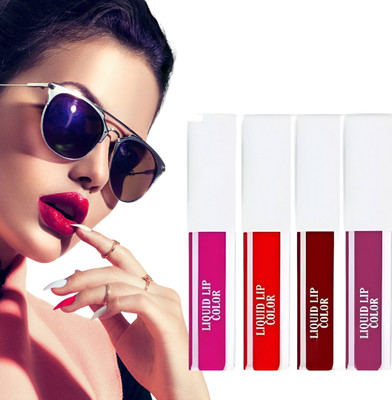 Vagons Pack of 4 Long Lasting Red Edition Lipsticks(Red, 30 ml)