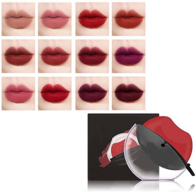 SHAGGY Best Apple Design Moisturizing Matte Cream Lipstick(RED, 10 g)