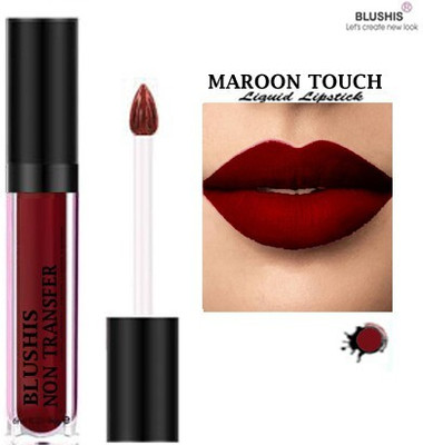 K3NTERPRISES Non Transfer Professionally Longlasting Liquid Lipstick(maroon, 7 ml)