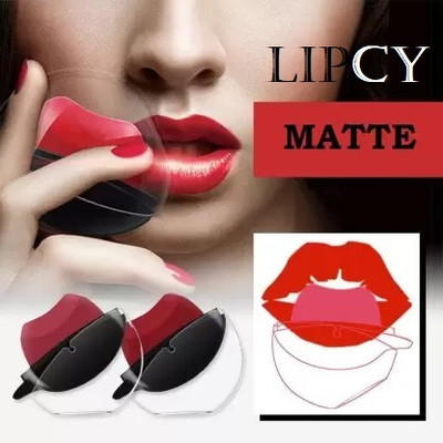 lipcy Apple Shape Lipstick red maroon combo pack of 2(Red, Maroon, 3 g)