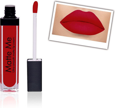 LARA KOSSLER Matte Me Non transfer Liquid Lipstick(Red, 30 ml)