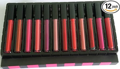Mixonshun Matte Lipstick - Set of 12(Multicolor, 8 ml)