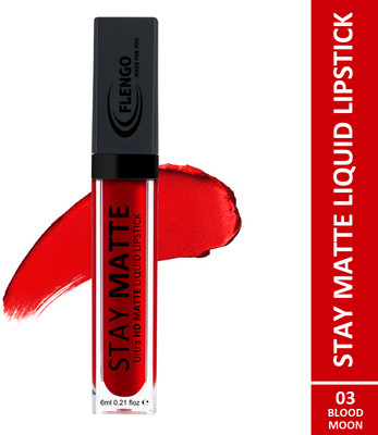 FLENGO Sensational Liquid Matte HD Lipstick Shade-03(Shade-3, 6 ml)