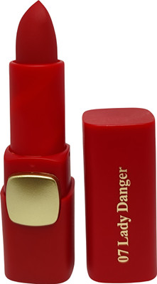 Hilary Rhoda Matte Lipstick - Long-Lasting, Smudge-Proof & Hydrating Formula(Danger Red, 1 ml)