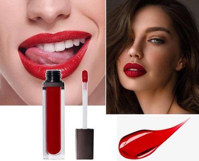 LARA KOSSLER Beauty Liquid Lipstick Matte Me Red Edition Smooth Liquid Lipstick(LK RED EDITION, 15 ml)