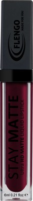 FLENGO Naturally Matte Lip Serum Matte Liquid Lipstick shade-13(Shade-13, 6 ml)