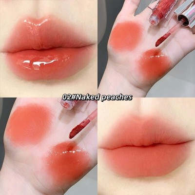 DAIMANPU Double Headed Lip Glaze Gege Bear, Gloss, Matte Liquid Lipstick Set Waterproof(Shade 02, 4 g)