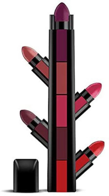 BLUEFUSION RED 5 IN 1 LIPSTICK(Red, 10 ml)