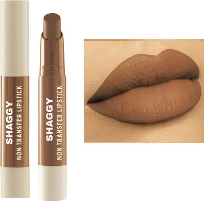 SHAGGY Brown matte crayon non transfer, smudgeproof lipstick )545(Brown, 12 g)