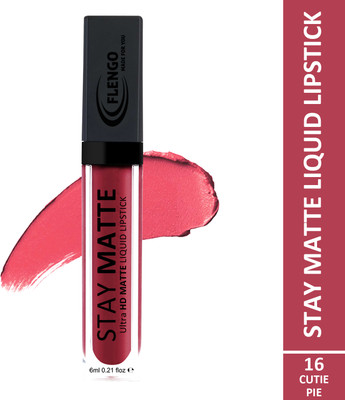 FLENGO Sensational Liquid Matte HD Lipstick Shade-16(Shade-16, 6 ml)