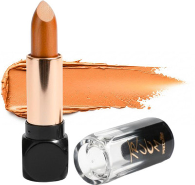 TRUOM Starling Metalic Lipstick Long-Lasting Shining for Women(Golden Brown, 3.5 g)