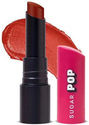 SUGAR POP Ultrastay Transferproof Lipstick 09 Cocoa Crush - Waterproof | Smudgeproof(Dark red shade with slight brown undertones, 4 g)