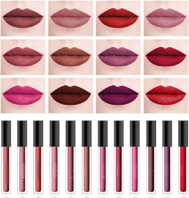 BLUSHIS Matte liquid lipsticks long lasting(Multicolor, 100 ml)