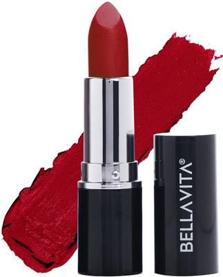 BELLAVITA Comfort Matte Bullet Lipstick | Intense Moisturization | Smooth Glide |(Scarlet Red, 4.2 g)