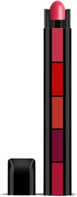 Sheffo Fab Red Edition 5 in 1 Pocket Matte Lipstick(Multicolor, 9 g)