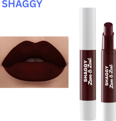 SHAGGY Non Transfer,Longlasting Matte Crayon MAROON Lipstick),279(maroon, 12 g)