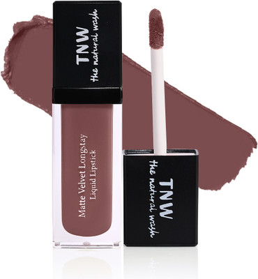 TNW - The Natural Wash Matte Cocoa Plum Smudge Proof Liquid Lipstick(Plumberry, 5 ml)