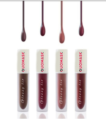 DUOMASK Beauty SuperStay WaterProof Sensational Liquid Matte Red Lipstick Set of 4(multicolor, 8 ml)