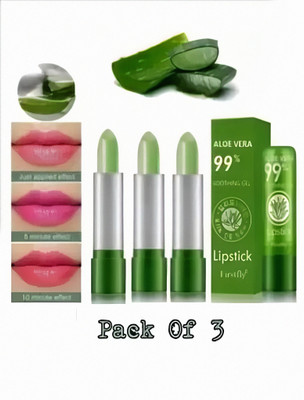 Earthcon Super Stay Matte ink Bold Lipcolor Gel Lipstick Pack 3(Green, 10 g)