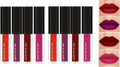 BLUSHIS Matte liquid lipsticks(Multicolor, 32 ml)