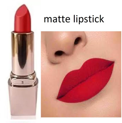 Luipui fabulous best red crayon matte look lipstick pack of 1(red, 6 g)