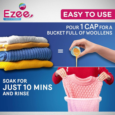 godrej ezee gently cleans and softens ezee witerwear 220ml Fresh Liquid Detergent(220 ml)