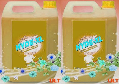 FYVOS HYDE-XL High-Quality Laundry Liquid, Suitable for Top-Load & Front-Load Washing Lime Liquid Detergent(2 x 5 L)
