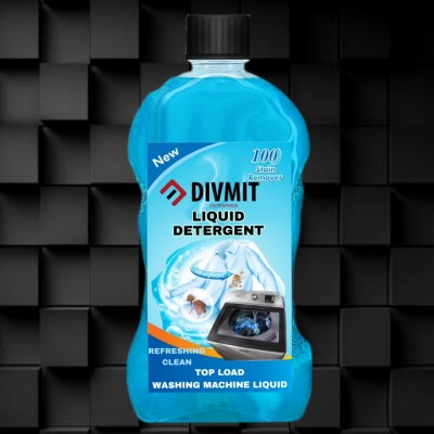 Divmit Top Load Liquid Detergent Smells Awesome, Protects Colour, Baby Safe (1 LTR) Floral Liquid Detergent(1000 ml)