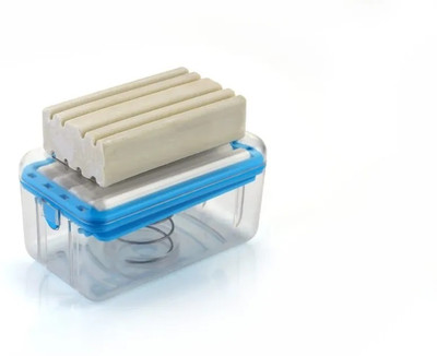 SATSUN ENTERPRISE 1 Pcs Soap Roller Dispensor(Transperant,SkyBlue)