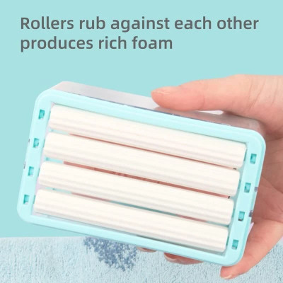 Easy cloth washing soap roller, Dispenser case with Lid Having Roller(Pack of 1) Soap Dispenser(1)