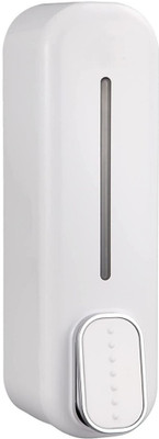 BathBliss White Dolphin ABS Plastic Wall Mounted Soap Dispenser (Pack of 1) 350 ml Conditioner, Foam, Gel, Liquid, Lotion, Sanitizer Stand, Shampoo, Soap Dispenser(White)