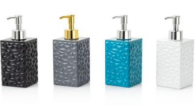 DHANRAJ Handwash Bottle & Organizer, Perfect for Toothpaste, Brushes&Liquid Soap Storage 0.5 L Liquid Dispenser(Multicolor)