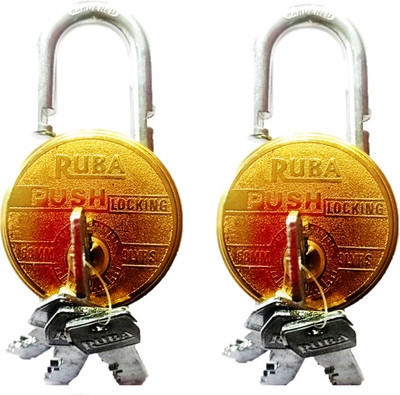 Loki MM ULTRA LOCK 2 PCs LOCK 6 KEYs Padlock(Silver)