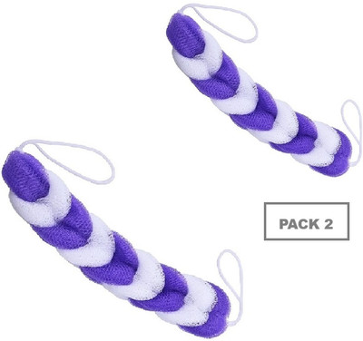 CLEANSKY Loofah(Pack of 2, Multicolor)
