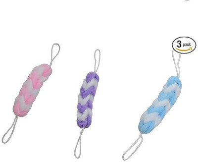 PITRADEV Loofah(Pack of 3, Multicolor)
