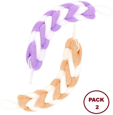 CLEANSKY Loofah(Pack of 2, Multicolor)