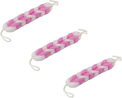PITRADEV Loofah(Pack of 3, Multicolor)