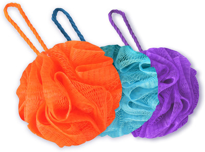 GUBB Loofah(Pack of 3, Multicolor)