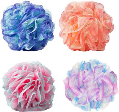 glowease Loofah(Pack of 4, Multicolor)