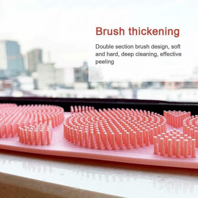 Corevalue New Back Brush Exfoliating Body Scrubber With Handle-45LO