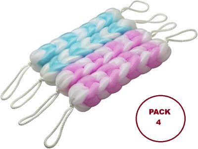 PITRADEV Loofah(Pack of 4, Multicolor)