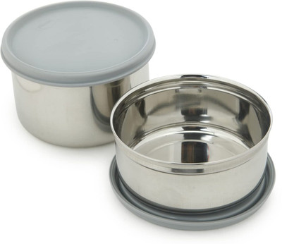 Stainless steel 2 Container Lunchbox with Insulated Bag (Capacity: 500+350ml) 2 Containers Lunch Box(500 ml) Stainless steel 2 Container Lunchbox with Insulated Bag (Capacity: 500+350ml) 2 Containers Lunch Box(500 ml)