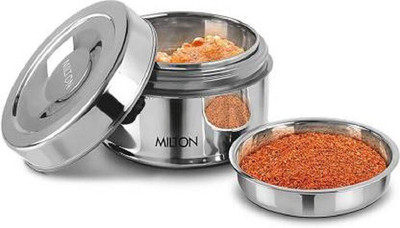 MILTON Steel Snacks Medium 1 Containers Lunch Box(700 ml, Thermoware)