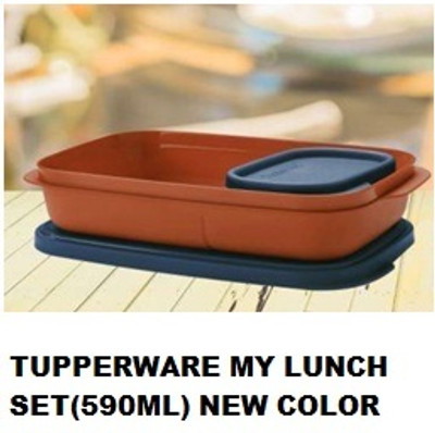 TUPPERWARE my new lunch 2 Containers Lunch Box(590 ml)