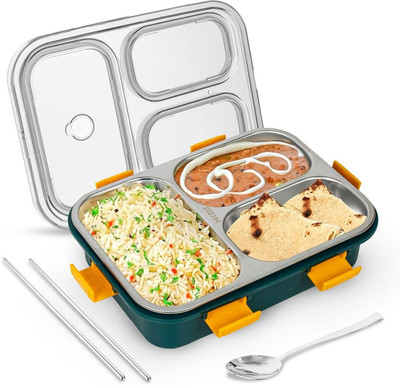VSELL Lunch Box for Kids Compartment Insulated Stainless Steel Tiffin Box for Office 3 Containers Lunch Box(750 ml, Thermoware)