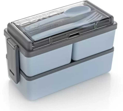 Primium Qulity 3 Compartment Office,School And Collage Lunch Box 3 Containers Lunch Box(1500 ml)