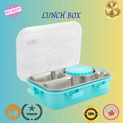 MOIRA INTERNATIONAL Insulated Lunch Box with Airtight Lid Bowl & Stainless Steel Liner Tiffin_K160 3 Containers Lunch Box(950 ml, Thermoware)