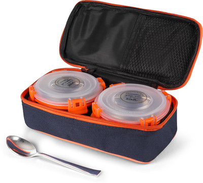 UNINOX Stainless Steel Leak Proof set of 2 Container Tiffin 2 Containers Lunch Box(850 ml)