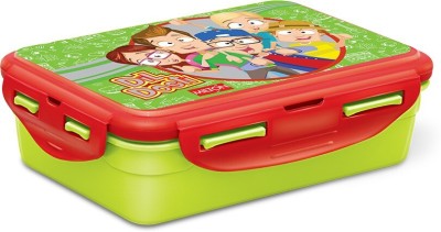 MILTON MINI FUN TREAT STEEL LUNCH BOX GREEN 2 Containers Lunch Box(650 ml)